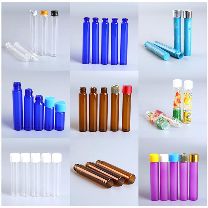 supplier factory 5ml glass tubes fuse holder screw type with cork topper 8