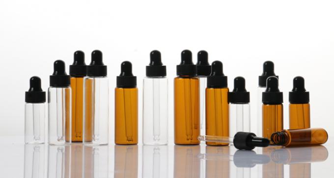 Manufacturer Huagui High Quality amber glass dropper bottle essential oil perfume bottle 0
