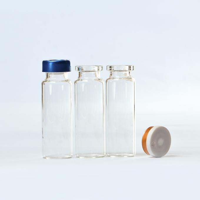 China wholesale custom size clear penicillin glass pharmaceutical bottles small vials 2