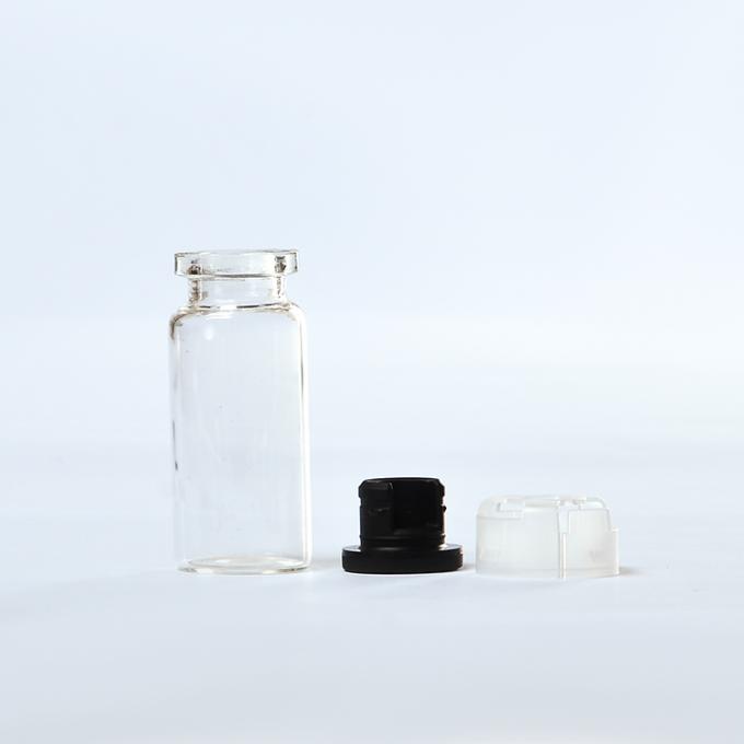 China wholesale custom size clear penicillin glass pharmaceutical bottles small vials 3