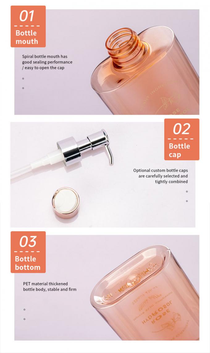 200 ml  makeup remover water bottle emulsion facial cleanser skin care bottle toner moisturizing water pure essence packaging 2