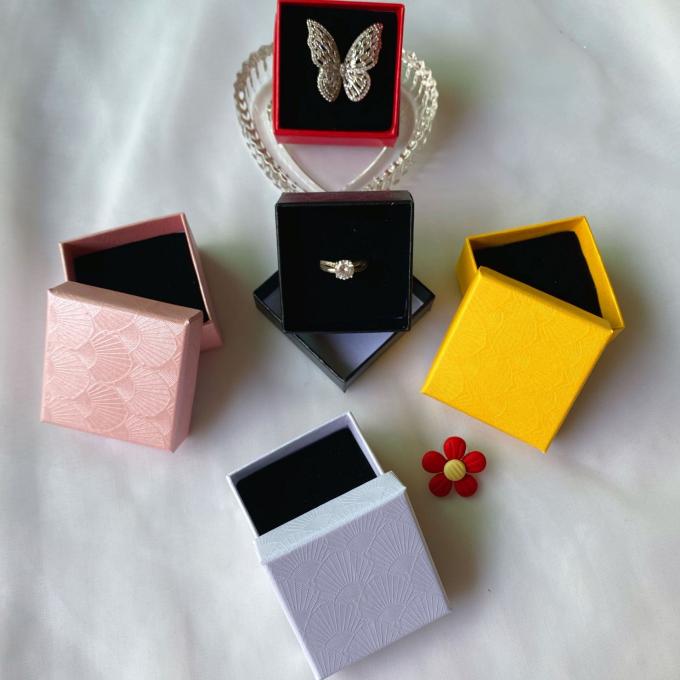 Manufacturers selling the heavens and the earth cover scallops grain packing box jewelry box ring spot wholesale necklaces earri 1